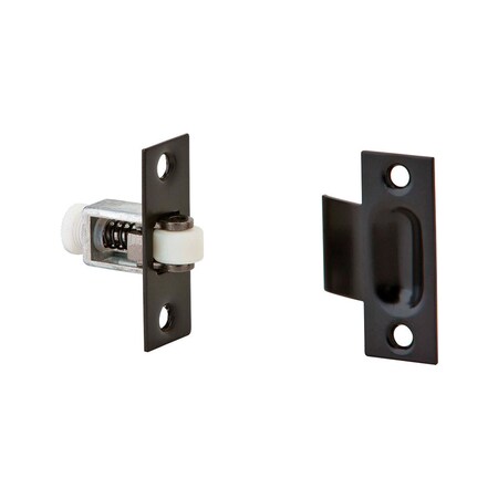 Ives Ives 0.9 in. H X 1.8 in. W X 2.2 in. D Oil Rubbed Bronze Brass Roller Catch 336B10B